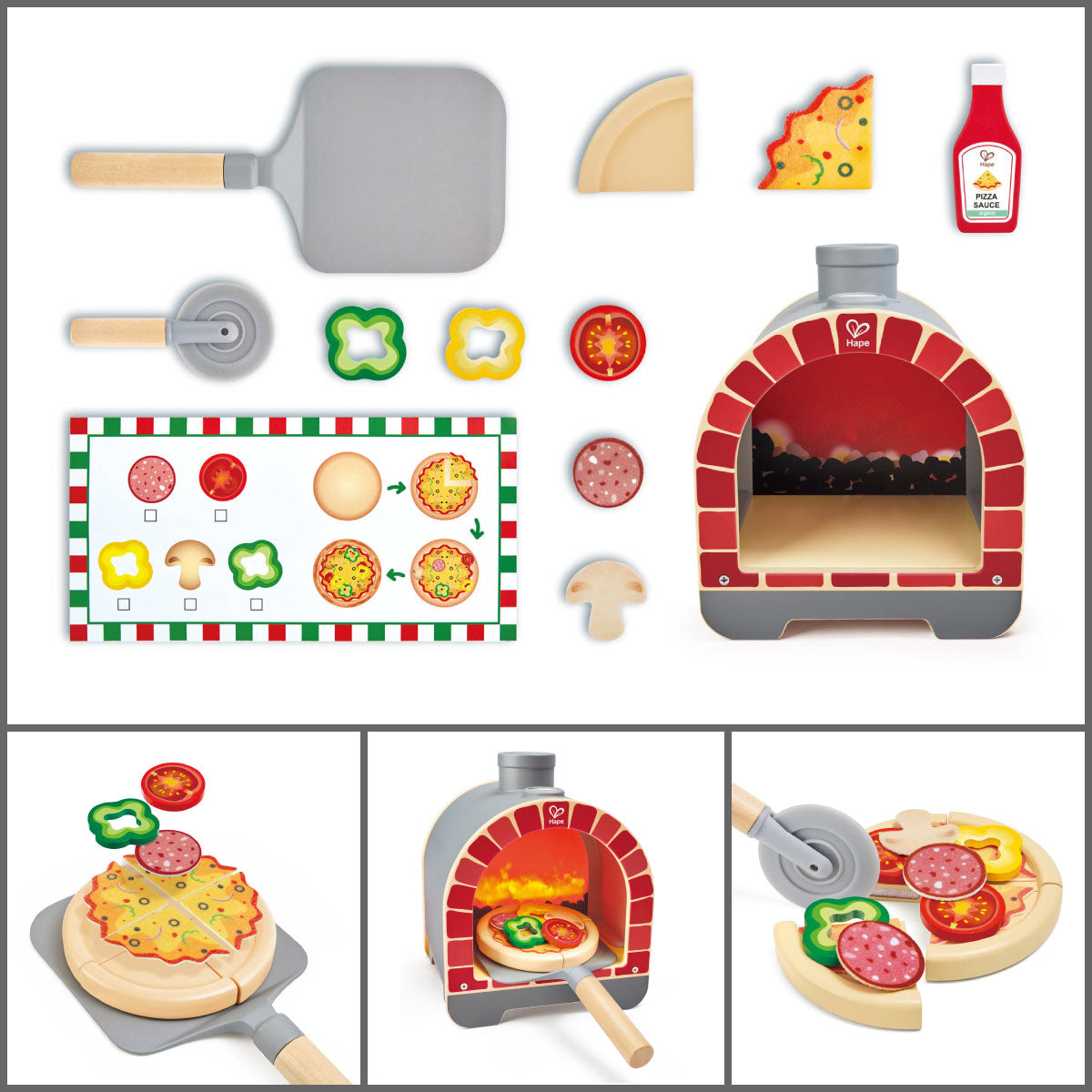Hape Light & Sizzle Pizza Oven
