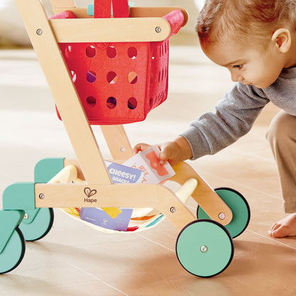 Hape Little Shopper’s Cart and Basket Playset