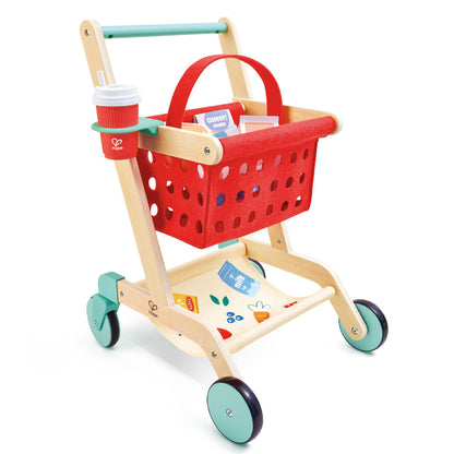 Hape Little Shopper’s Cart and Basket Playset