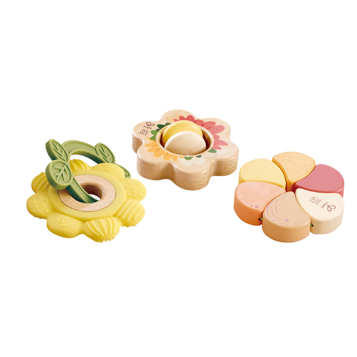 Artful Flowers Rattle Trio - Hape x The Met