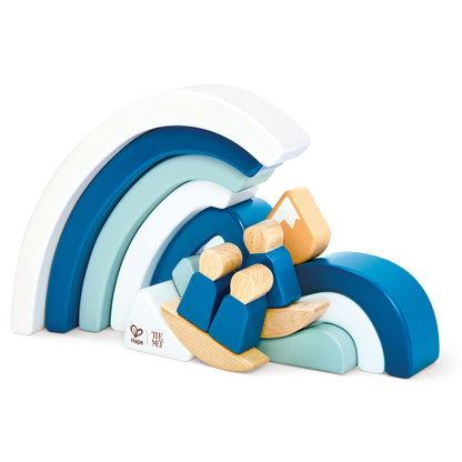 Hokusai Great Wave Blocks Set - Hape x The Met