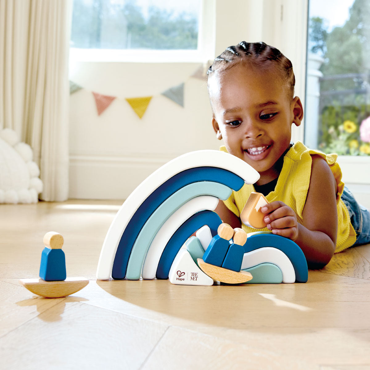 Hokusai Great Wave Blocks Set - Hape x The Met