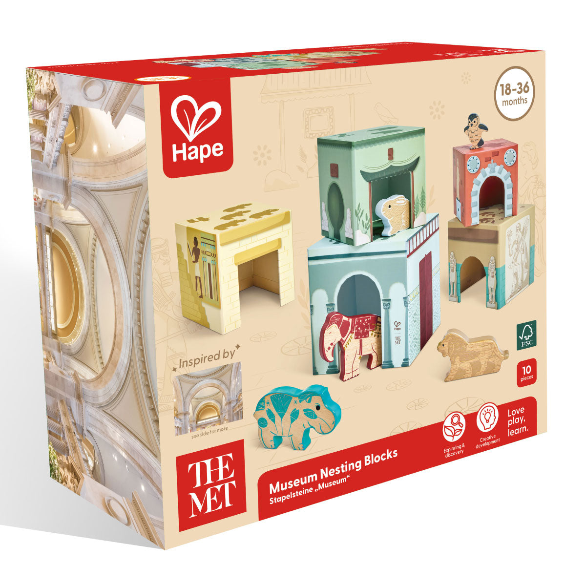 Museum Nesting Blocks - Hape x The Met