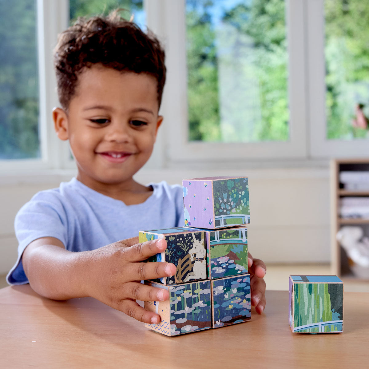 6 Works of Art - Puzzle Cubes - Hape x The Met