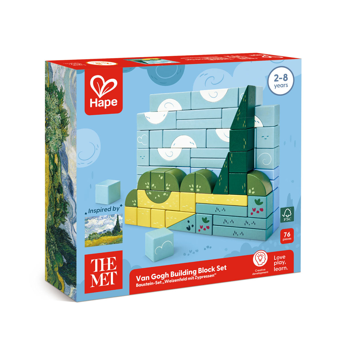Van Gogh Building Block Set - Hape x The Met