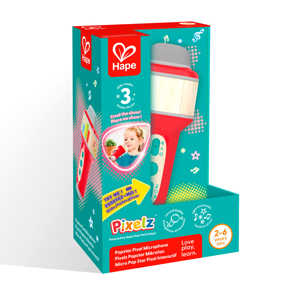 Hape Pixelz Popstar Pixel Microphone