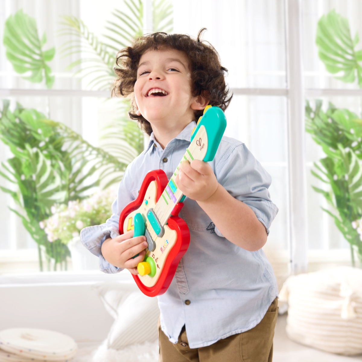 Hape Pixelz Rainbow Rock Pixel Guitar