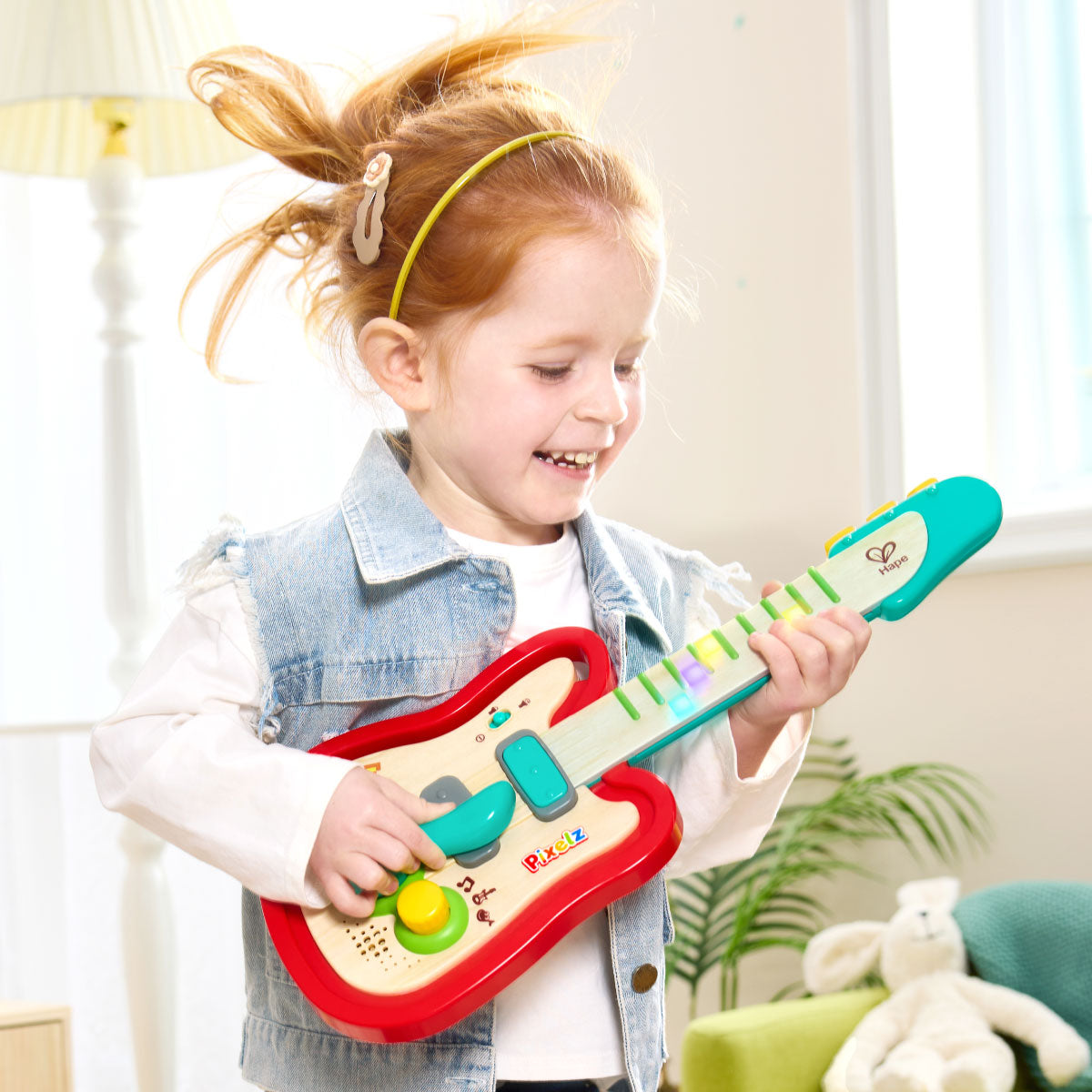Hape Pixelz Rainbow Rock Pixel Guitar