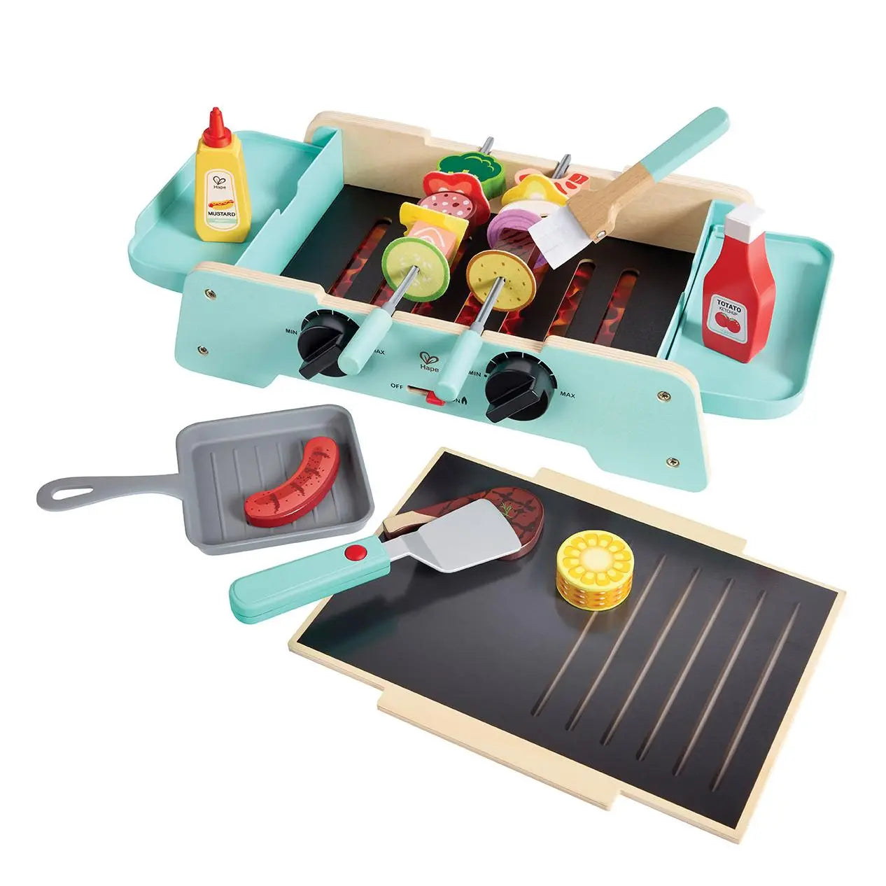 Sizzling Griddle & Grill BBQ by Hape.