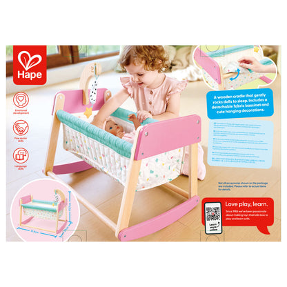 Hape Sweet Dreams Doll Rocking Bed