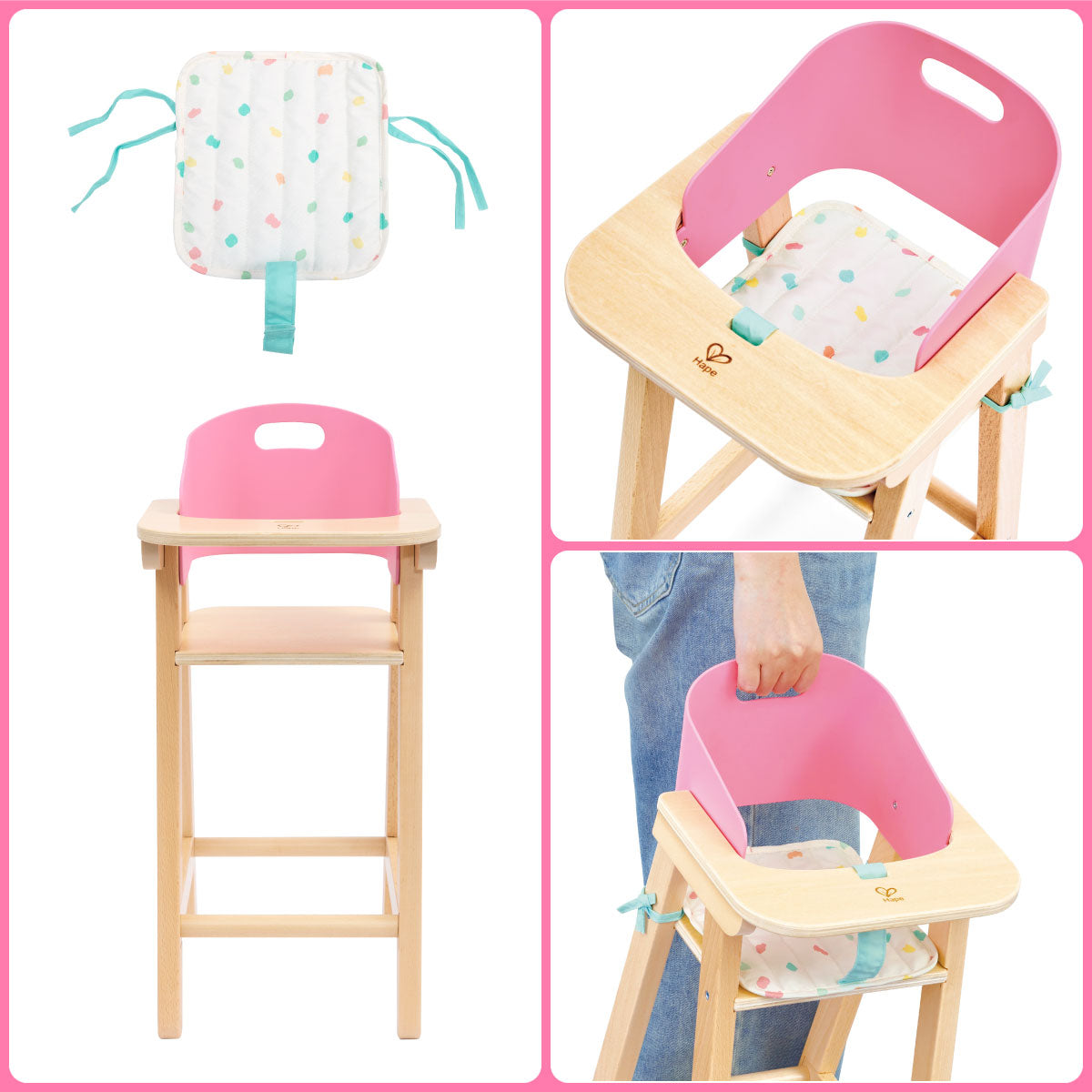 Hape Sweet Treats Doll Highchair