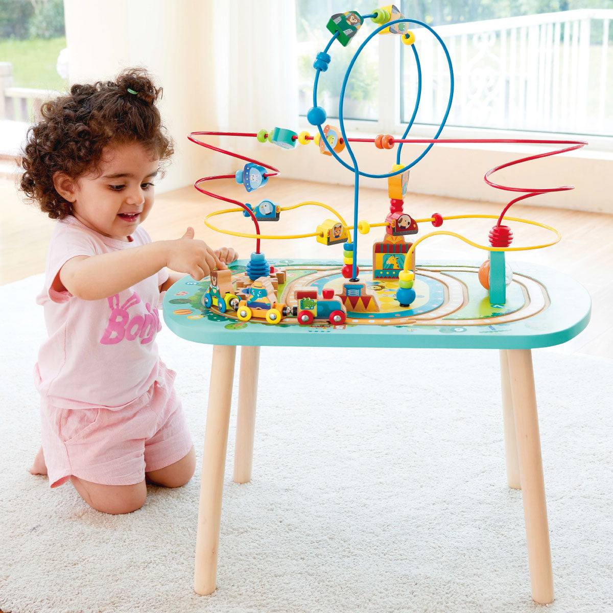 Hape Twisting Railway Maze Table