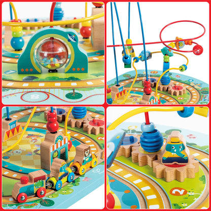 Hape Twisting Railway Maze Table