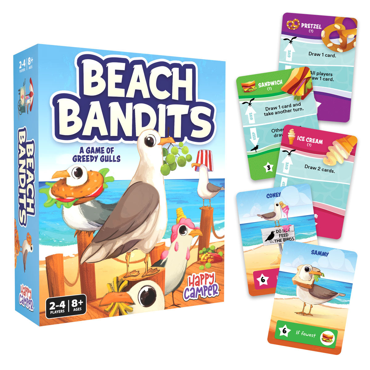 Happy Camper Beach Bandits Card Game