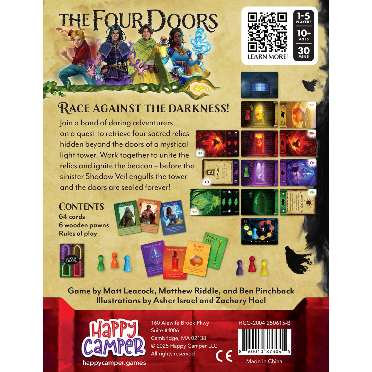The Four Doors Cooperative Game from Happy Camper Games