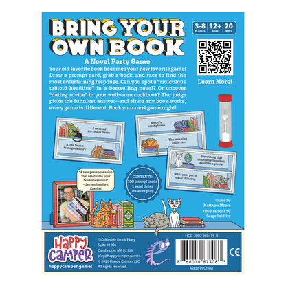 Happy Camper Bring Your Own Book Party Game