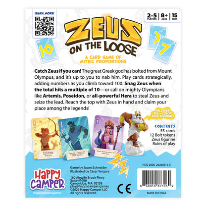 Zeus on the Loose Card Game