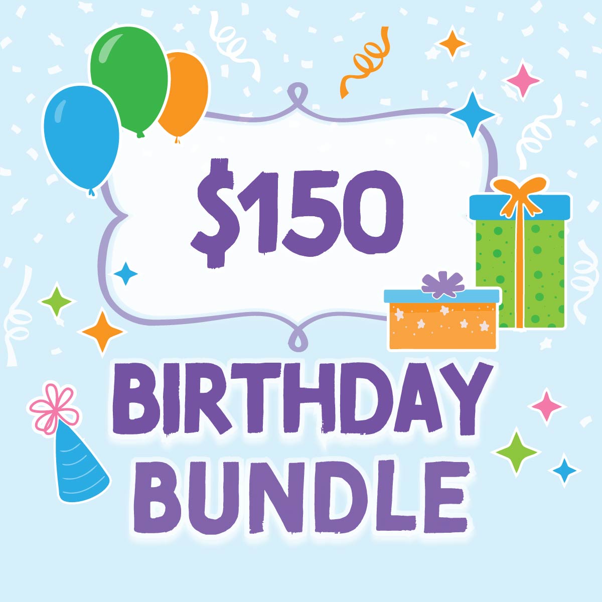 Happy Up Happy Birthday Gift Bundle - $150 budget