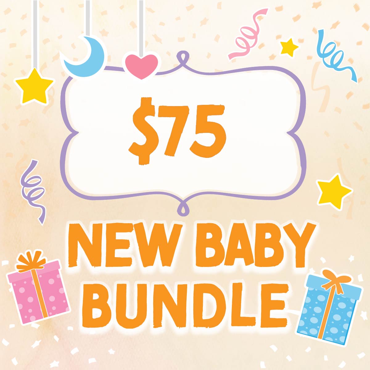 Happy Up New Baby Gift Bundle - $75 budget