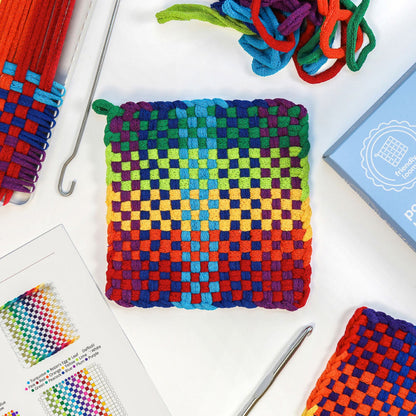 Harrisville Designs Friendly Loom Potholder Loom Plus - 7” Traditional Size
