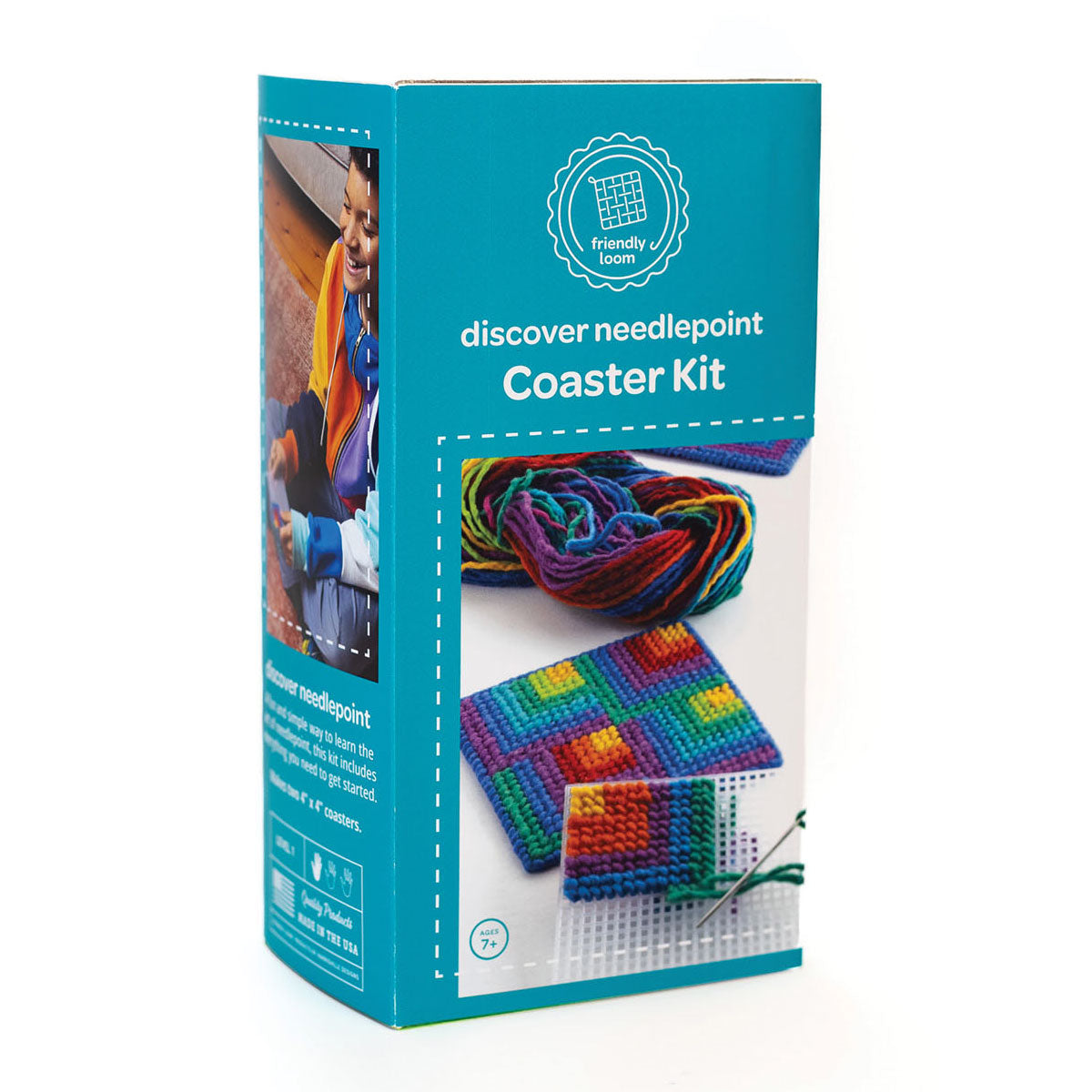 Friendly Loom Discover Needlepoint - Coaster Kit