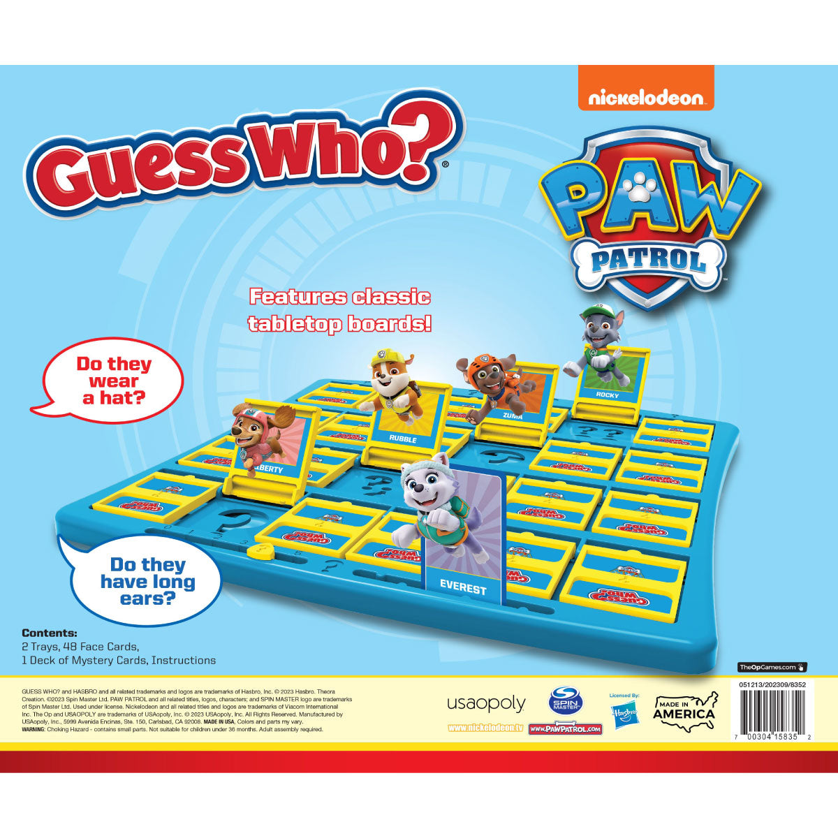 Hasbro Paw Patrol Guess Who Game