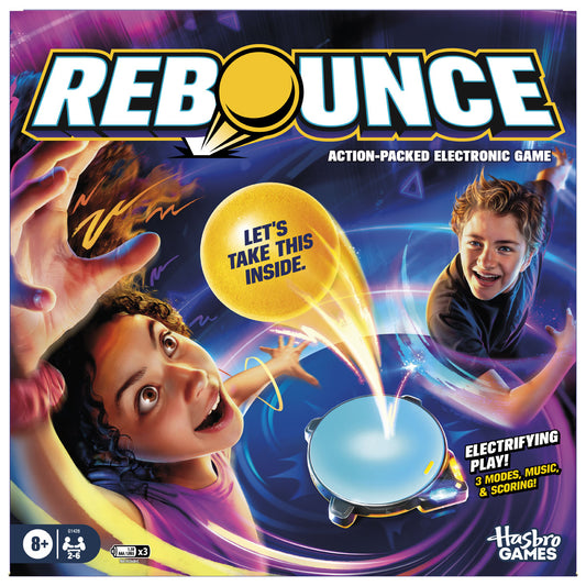 Hasbro Games Rebounce Action-Packed Electronic Family Game