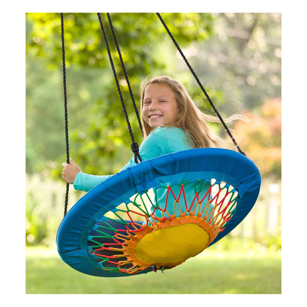 Hearthsong 32-Inch FunShine Round Bungee Swing