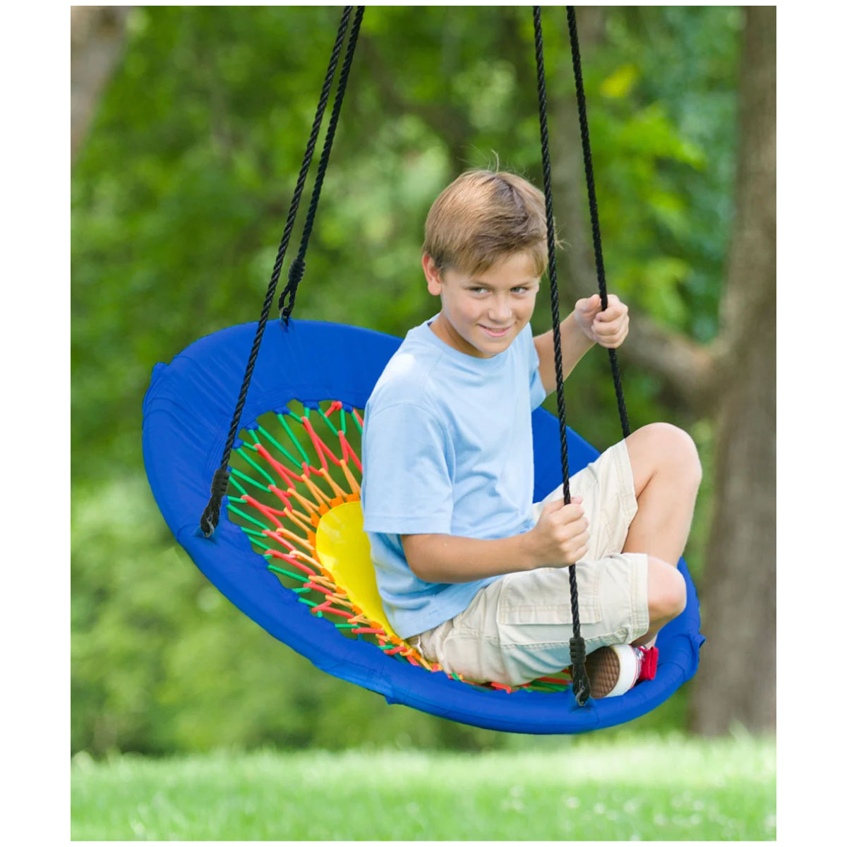 Hearthsong 32-Inch FunShine Round Bungee Swing