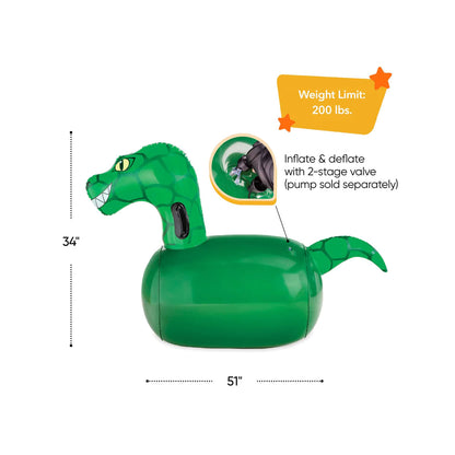 Hearthsong Inflatable Ride-On Hop 'n Go Dinosaurs - Set of 2