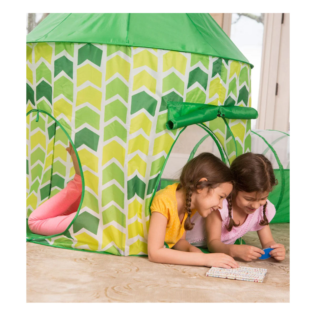 Hearthsong Pop-Up Play Tents and Tunnels - Green