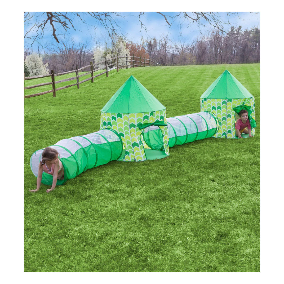 Hearthsong Pop-Up Play Tents and Tunnels - Green