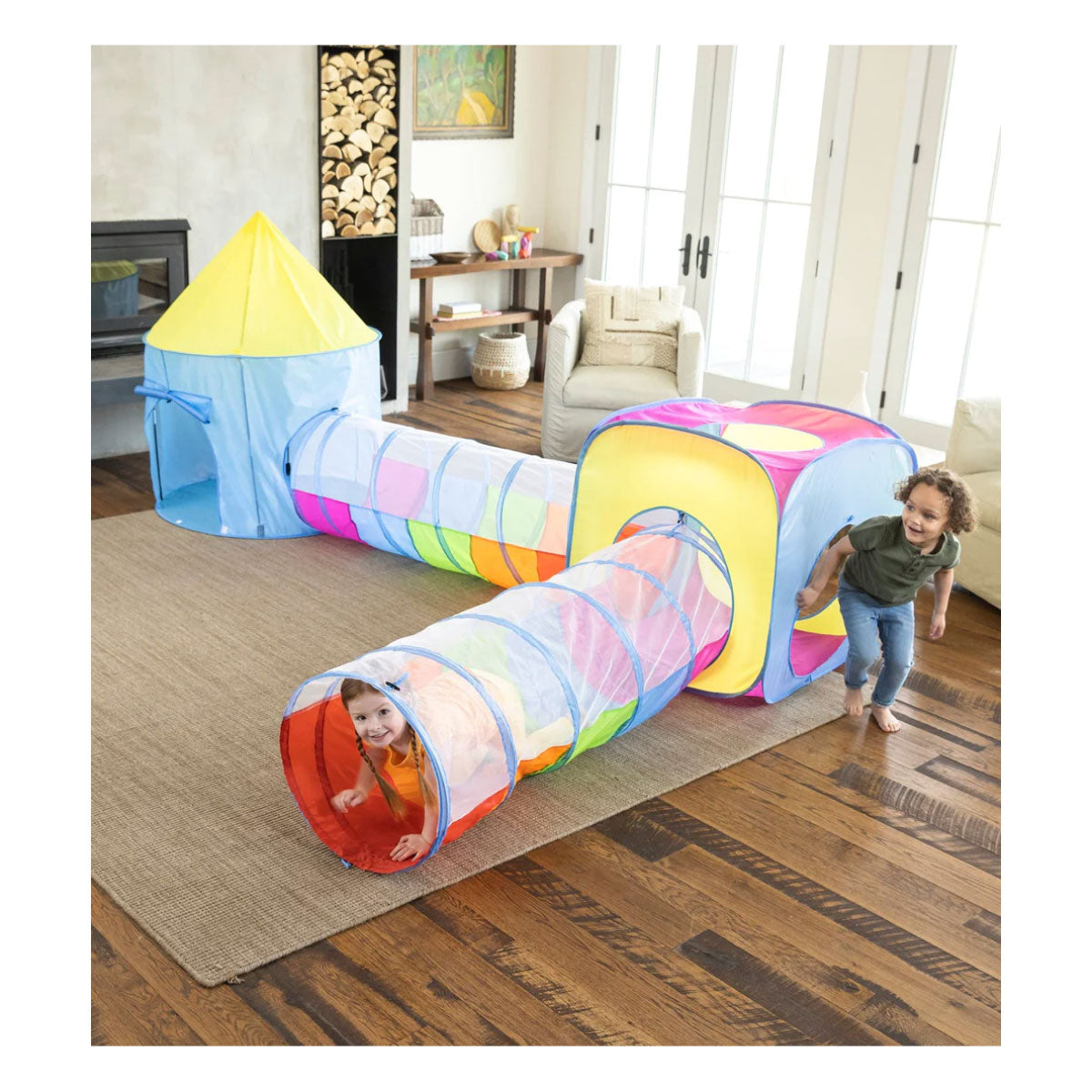 Hearthsong Pop-Up Rainbow Play Tents and Tunnels