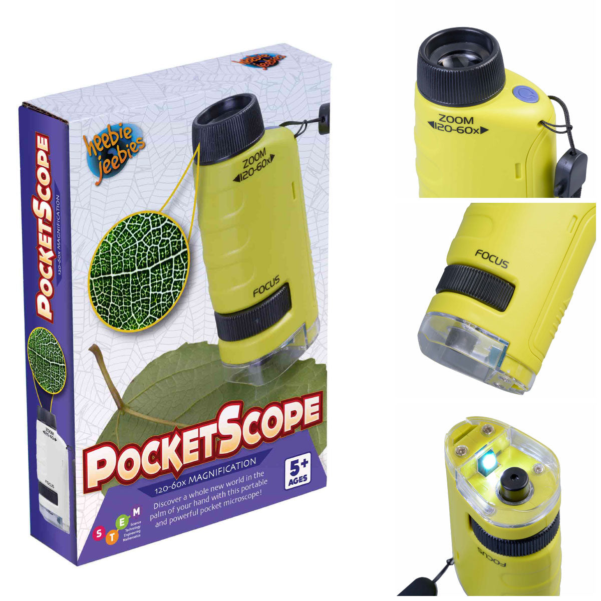 Heebie Jeebies PocketScope Magnifier