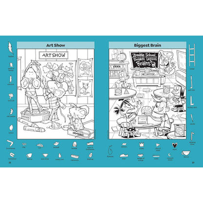 Highlights Hidden Pictures School Puzzles