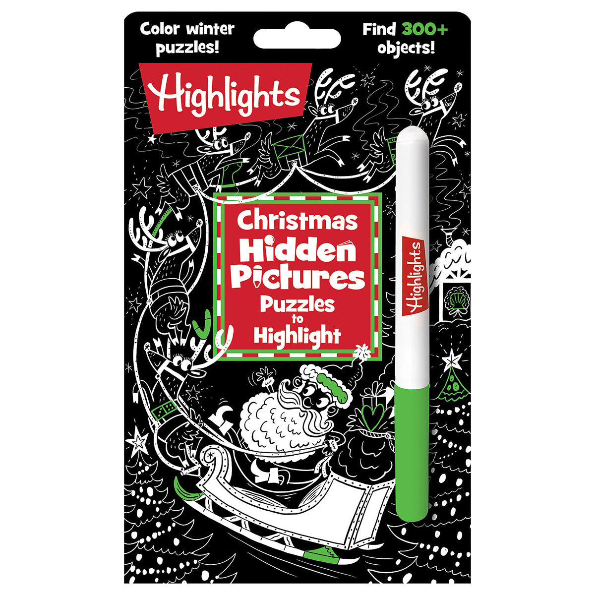 Over 300 Hidden Christmas Pictures Puzzles to Highlight from Highlights Press.