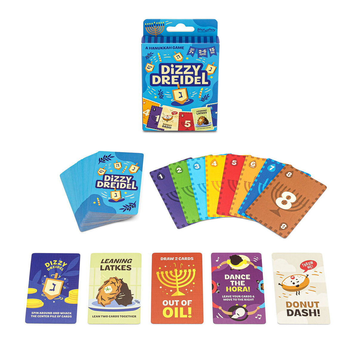 Dizzy Dreidel Hanukkah Card Game from Hootenanny Games