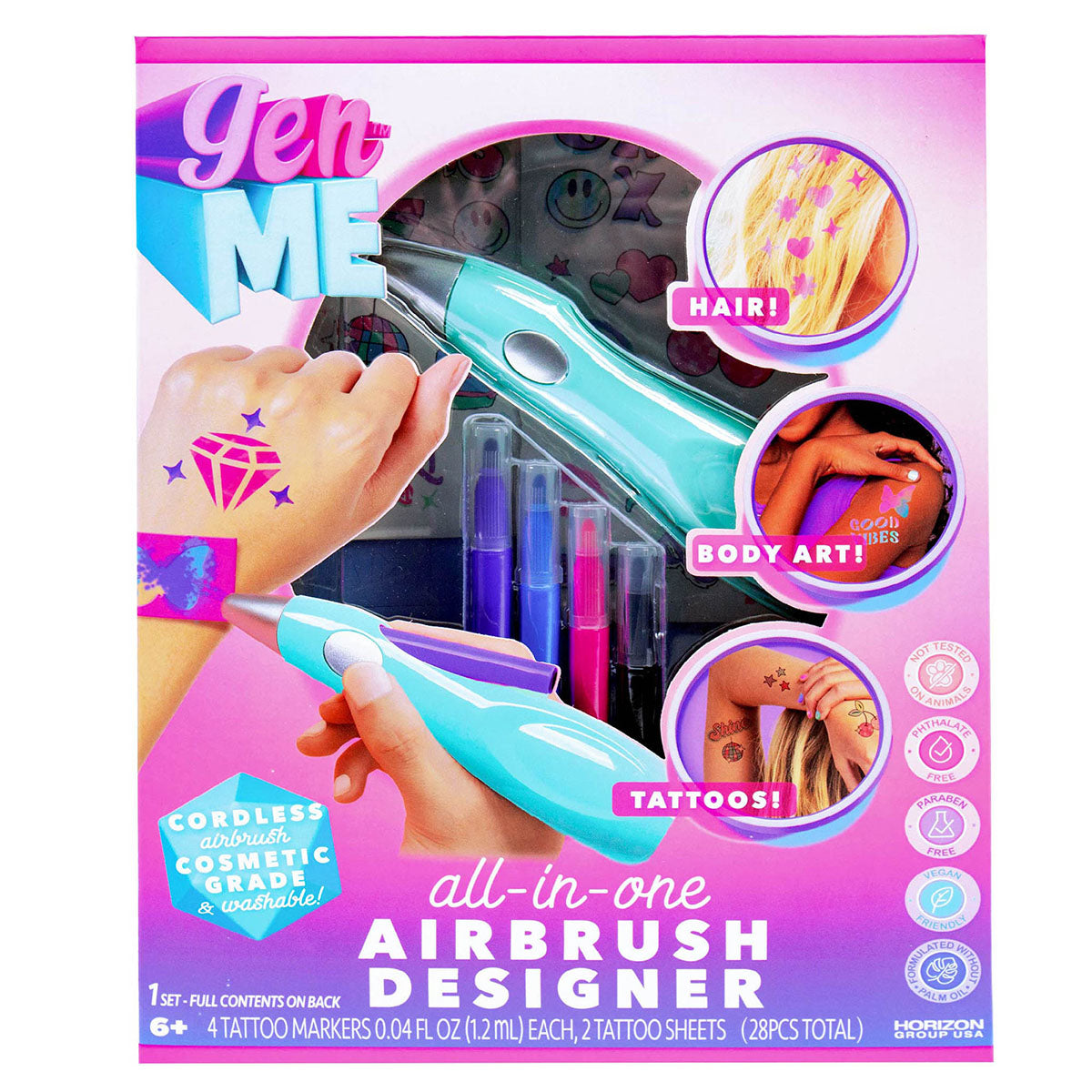 Horizon Group GenMe All-in-One Airbrush Designer for Skin and Hair