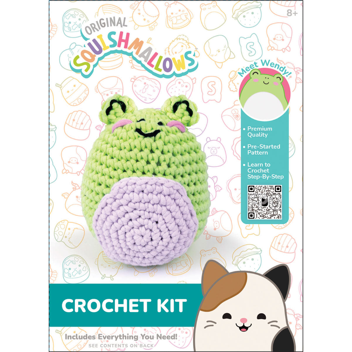 Squishmallow Crochet Kit - Wendy Frog