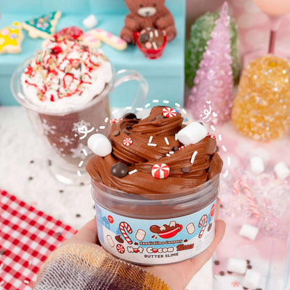 Hot Cocoa Kiss Butter Slime