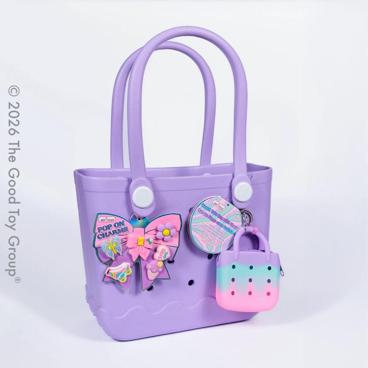 Beach Tote Bag with Charms - Bowtiful