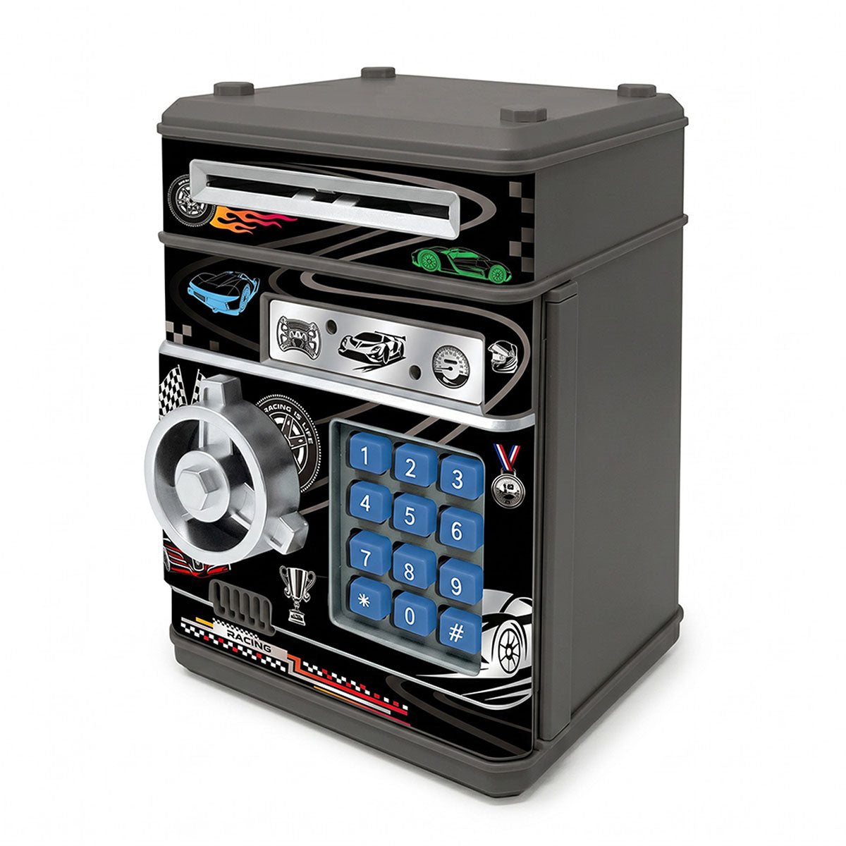 Hot Focus Digital Safe - Race Cars