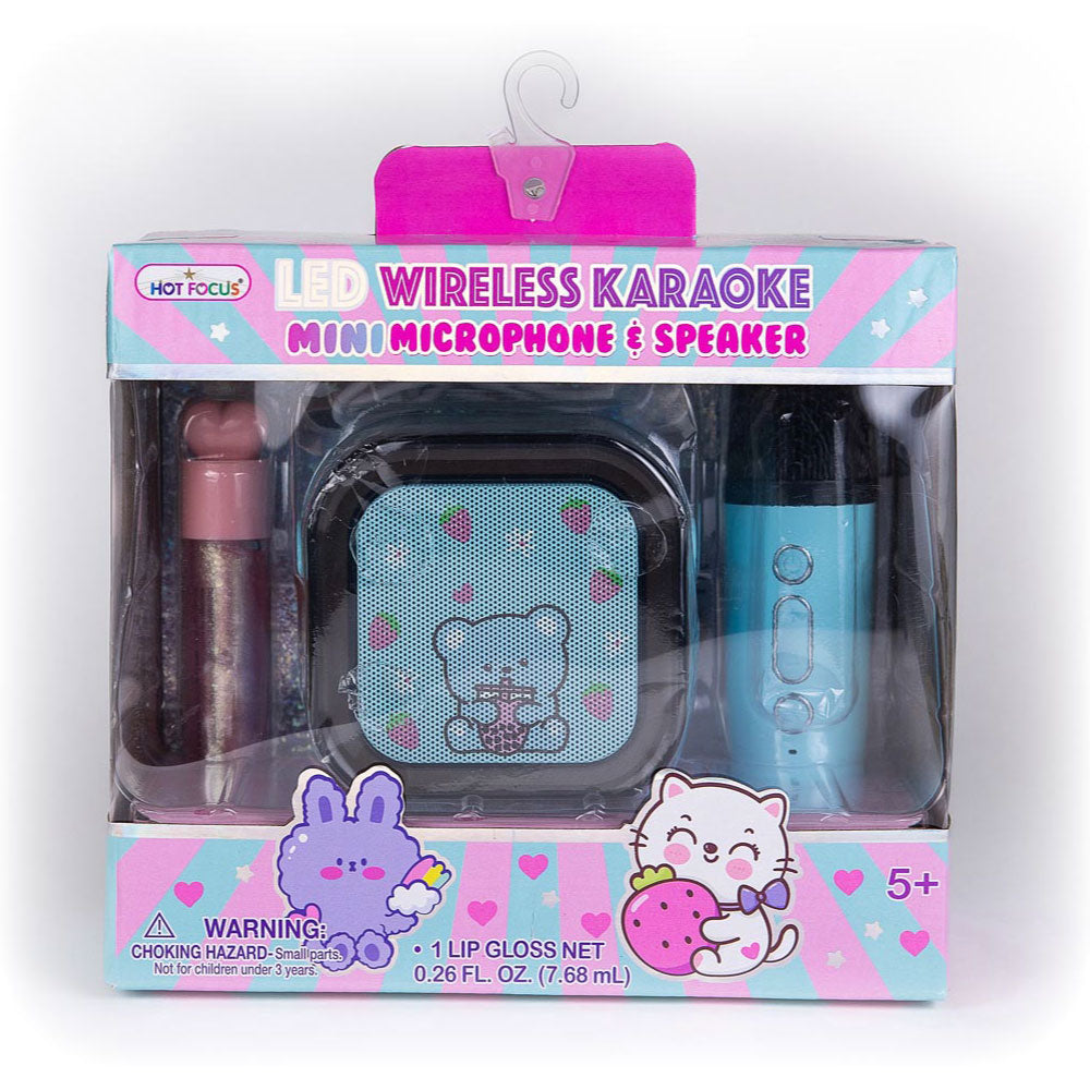LED Wireless Karaoke Mini Microphone & Speaker - Critters