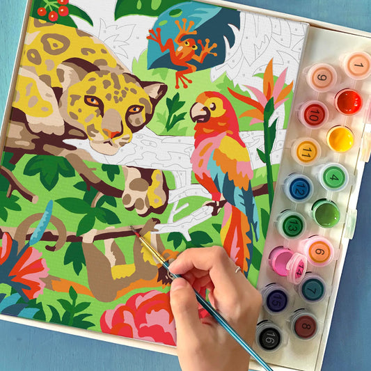 iHeartArt Paint By Numbers - Tropical Jungle