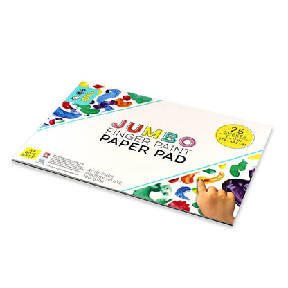 iHeartArt JR Jumbo Finger Paint & Paper Pad from Bright Stripes.