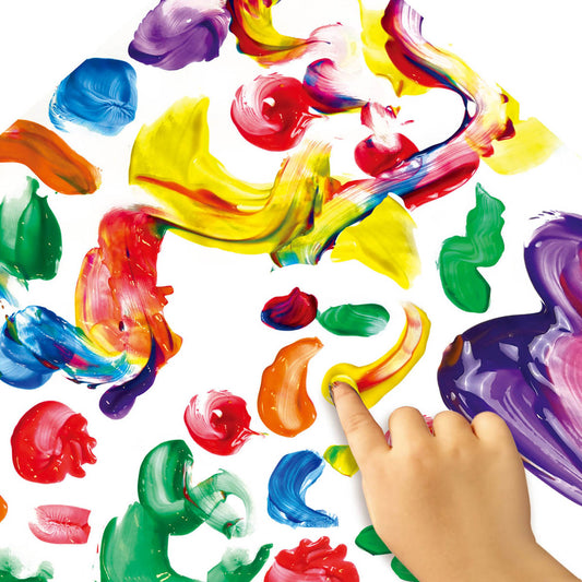 iHeartArt JR Jumbo Finger Paint & Paper Pad from Bright Stripes.