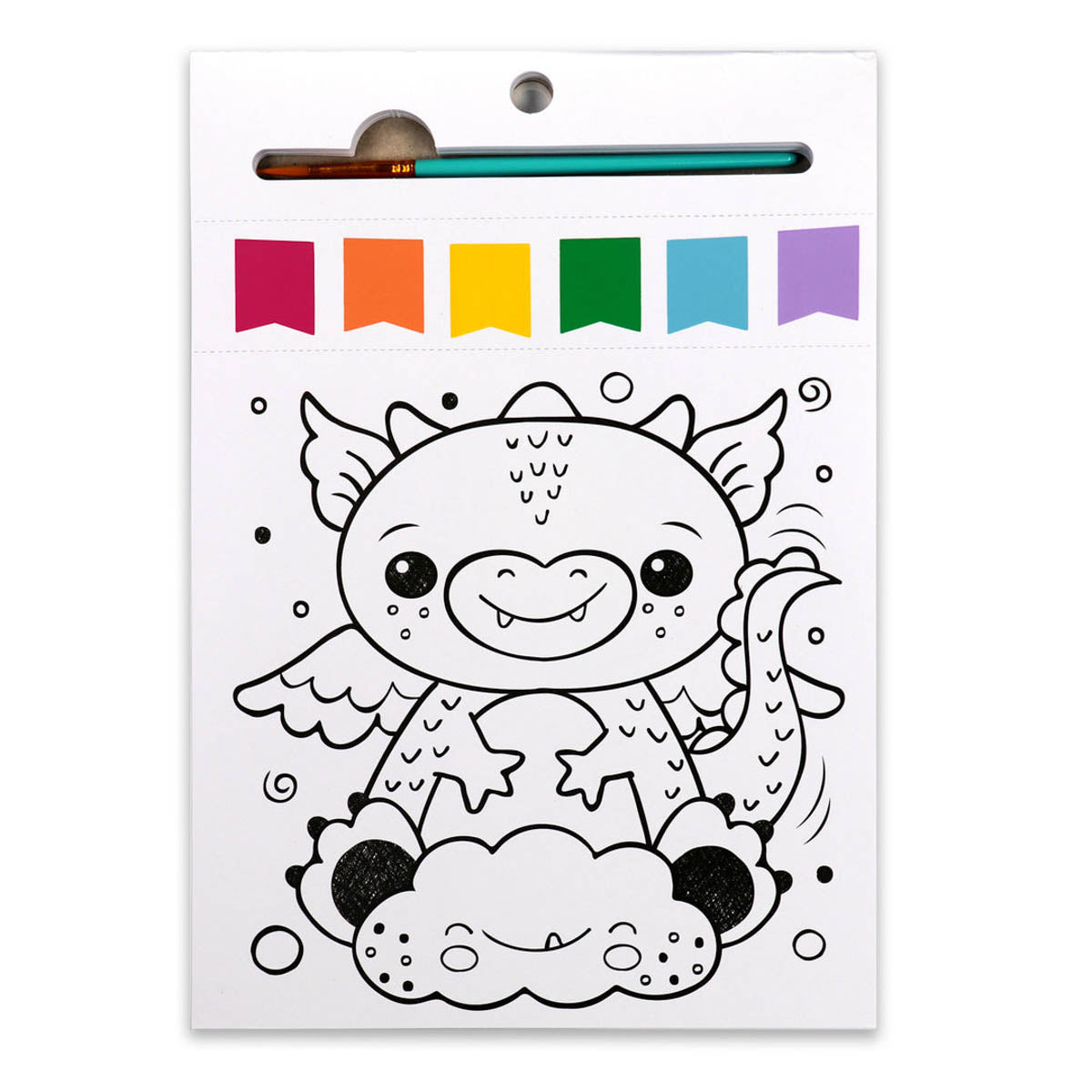 iHeartArt JR Paint Pages, Magical Creatures, from Bright Stripes. 