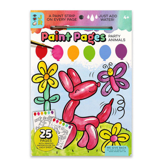 iHeartArt JR Paint Pages, Party Animals, from Bright Stripes.