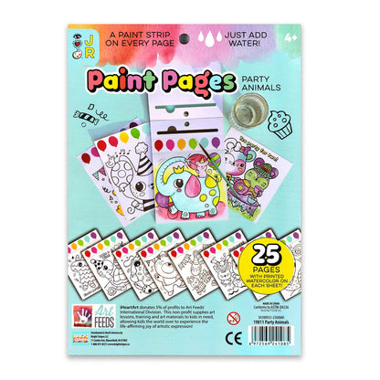 iHeartArt JR Paint Pages, Party Animals, from Bright Stripes.