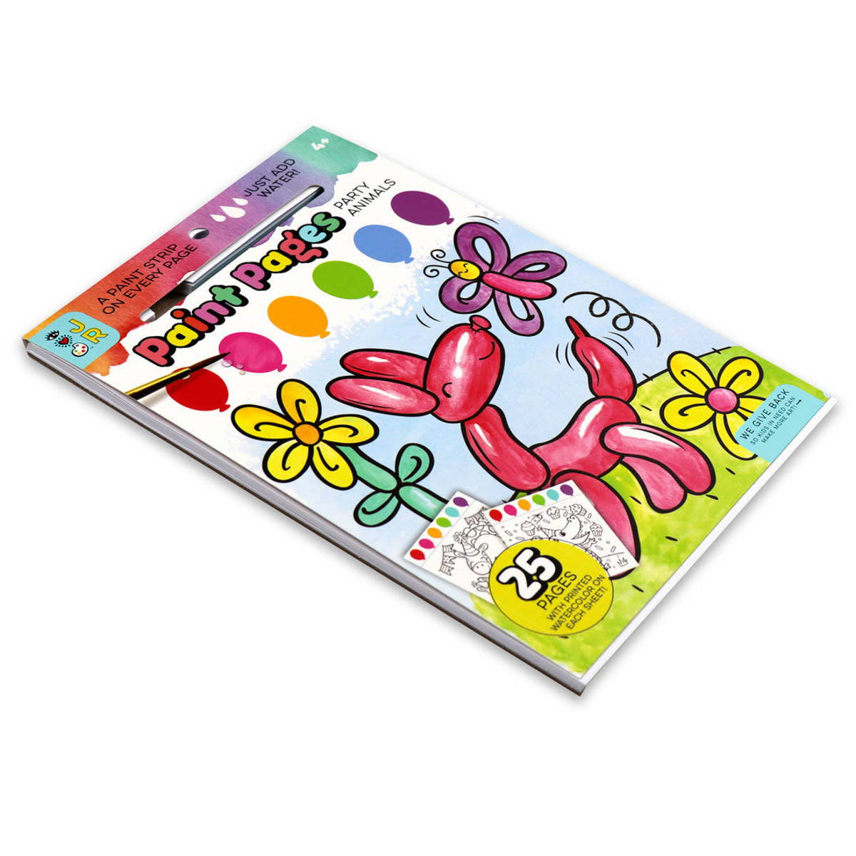 iHeartArt JR Paint Pages, Party Animals, from Bright Stripes.